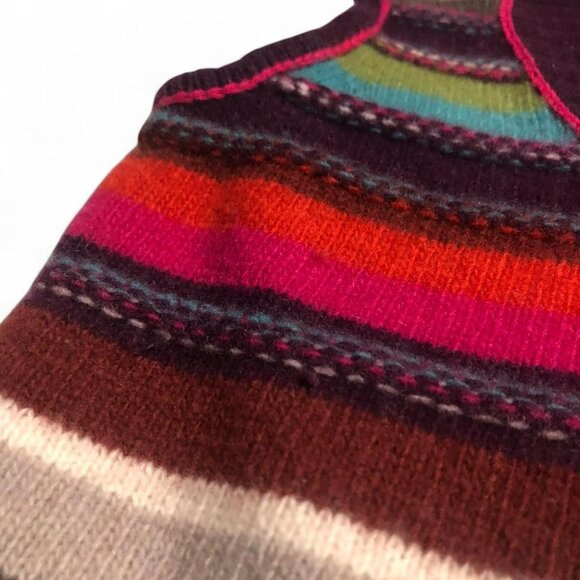 Vtg Mexx Striped Vest - Picture 5 of 5